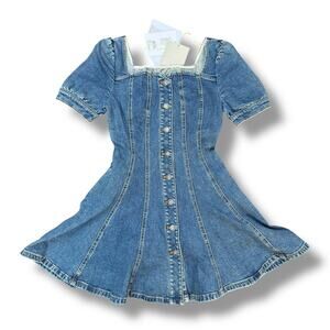 Miss Sixty Denim Button-Down Dress
